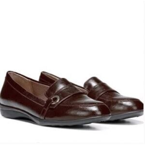 Lifestride Pattie black leather loafers size 9.5